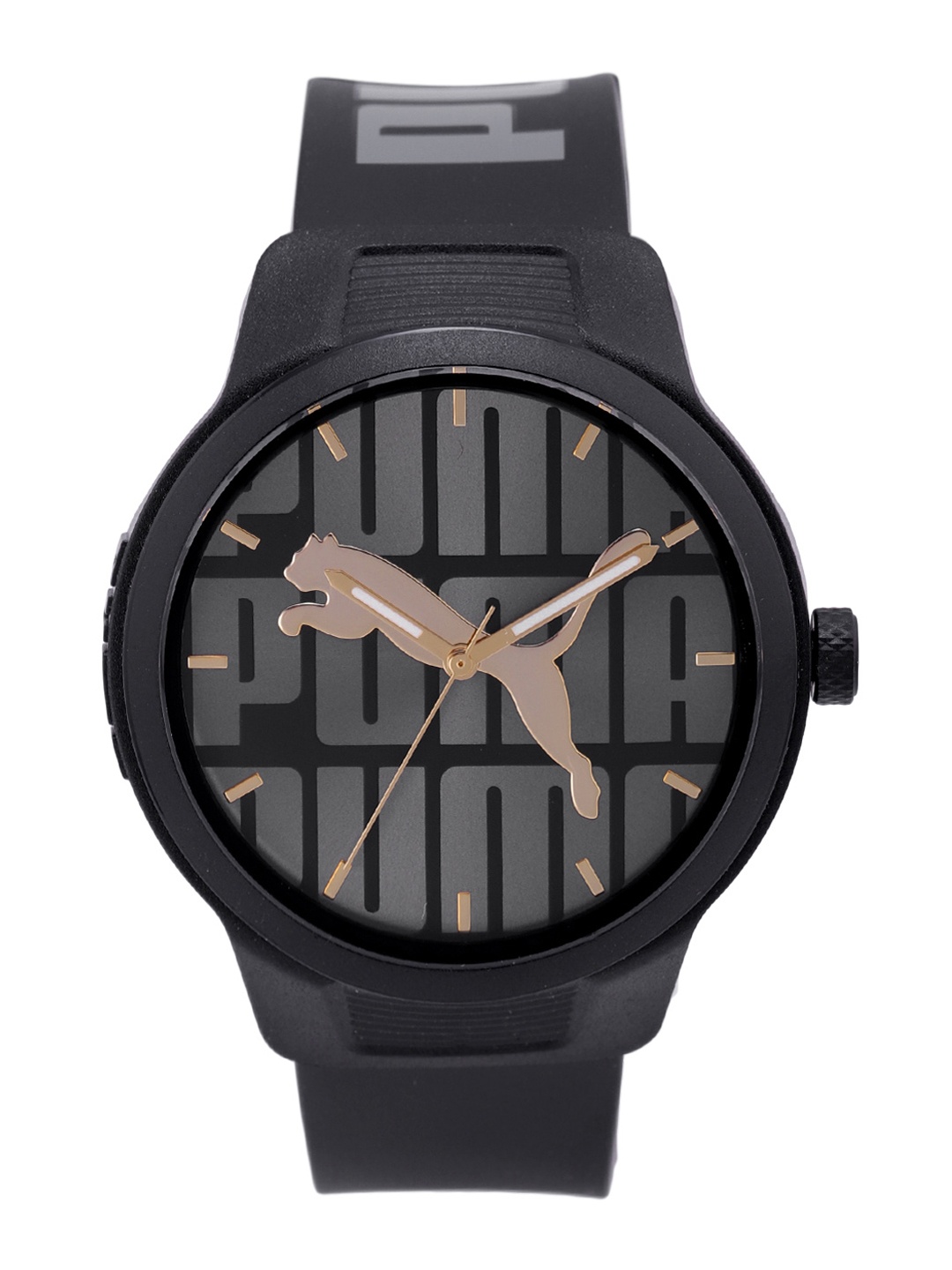 

Puma Men Black Printed Dial & Black Straps Reset V2 Analogue Watch P5095