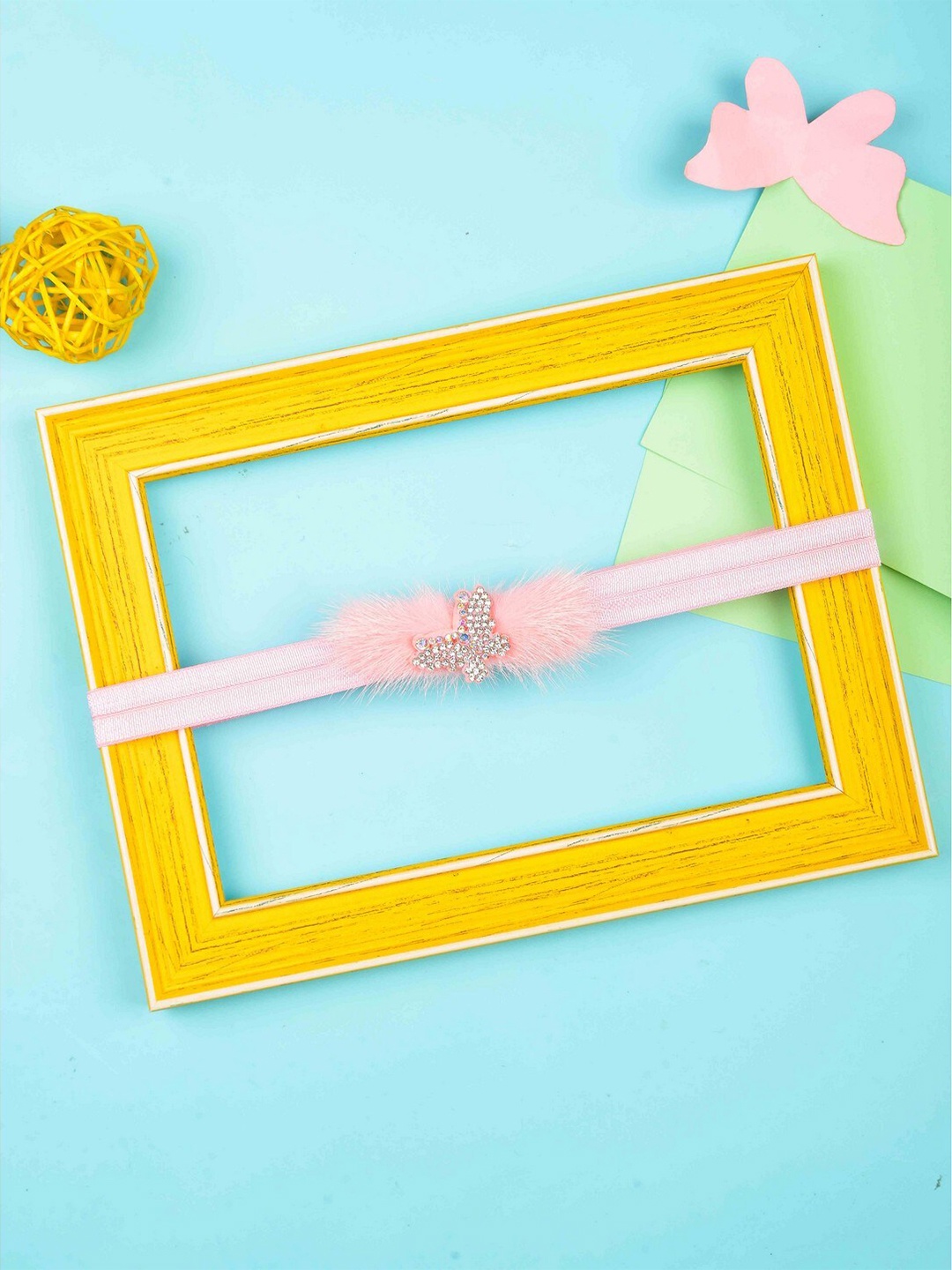 

POPLINS Girls Pink Embellished Hairband