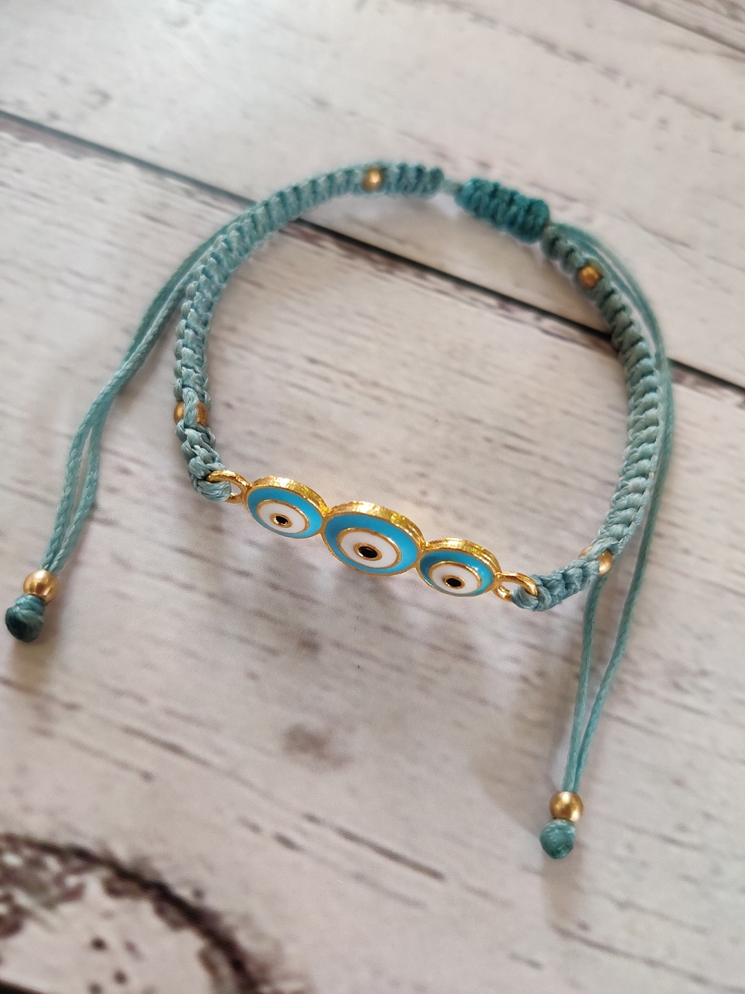 

EL REGALO Blue Evil Eye Rakhi & Greeting Card Set