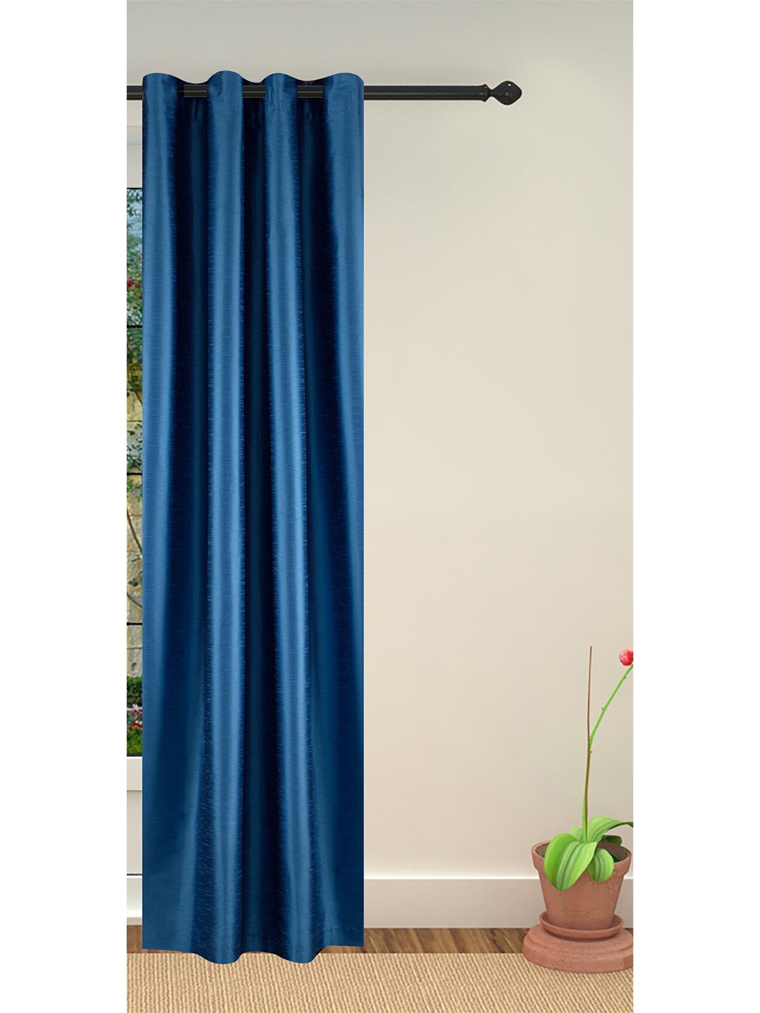 

Lushomes Blue Door Curtain