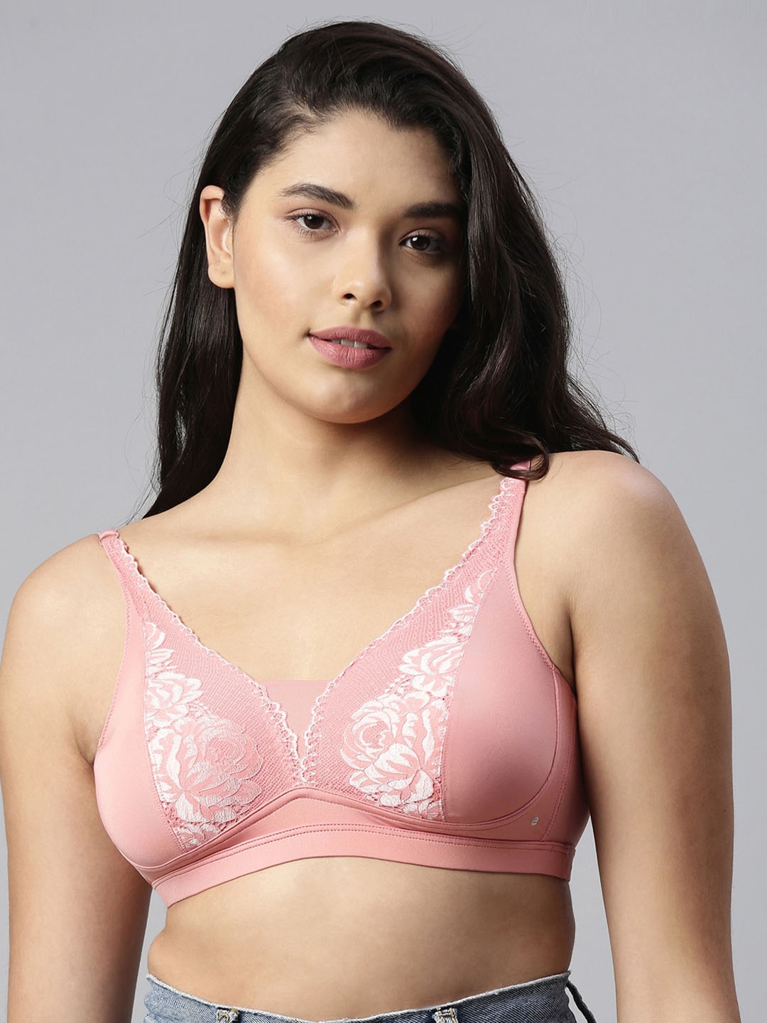 

Enamor Women Pink Bra