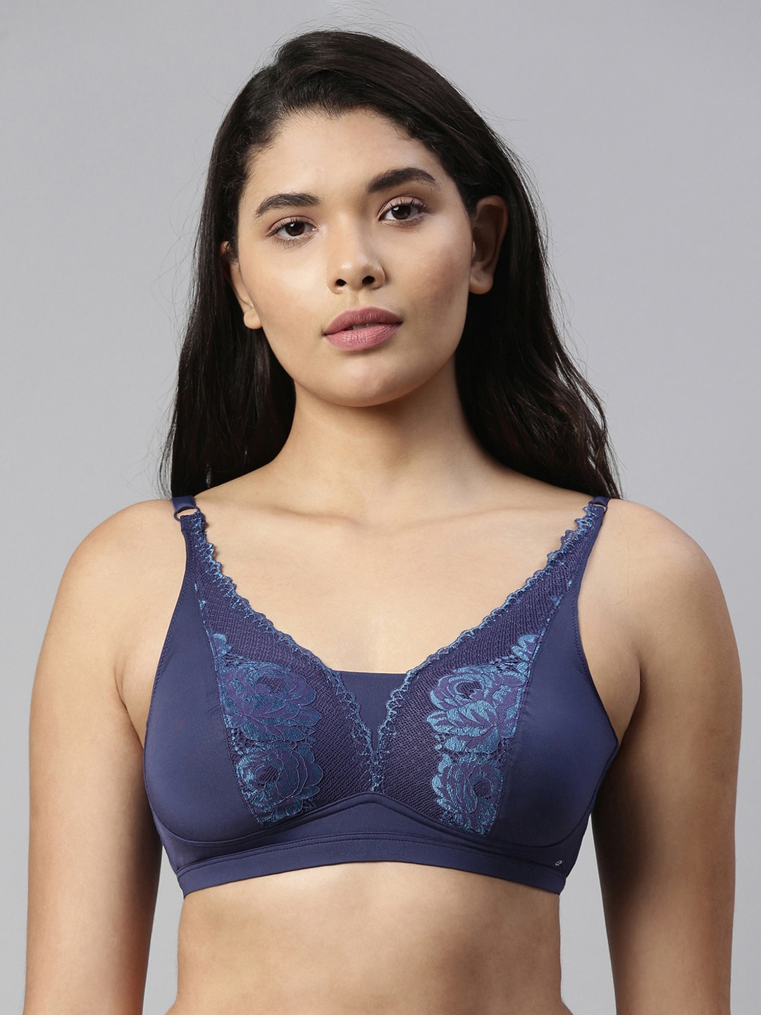 

Enamor Women Blue Bra