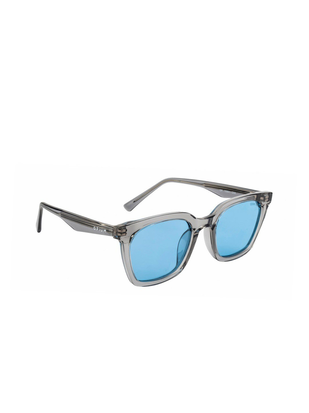 

OPIUM Men Blue Lens & White Wayfarer Sunglasses with Polarised and UV Protected Lens
