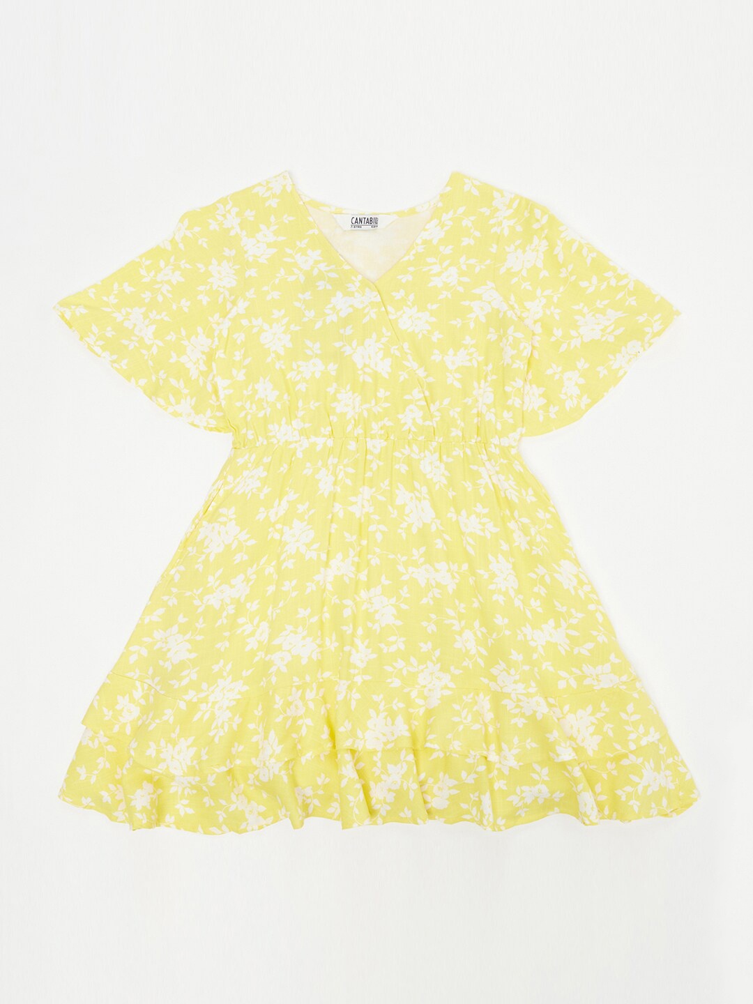 

Cantabil Yellow Floral Dress