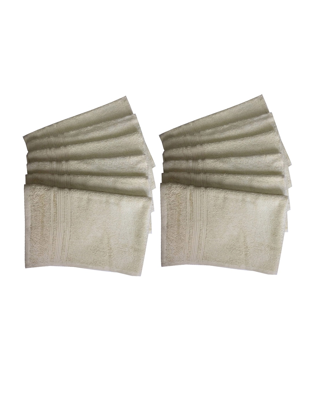 

Lushomes Set of 12 Beige 450 GSM Hand Towel