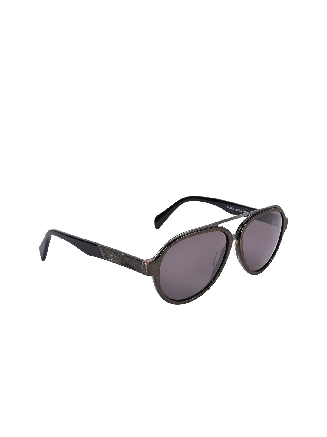 

DIESEL Men Purple Lens & Brown Aviator Sunglasses with UV Protected Lens