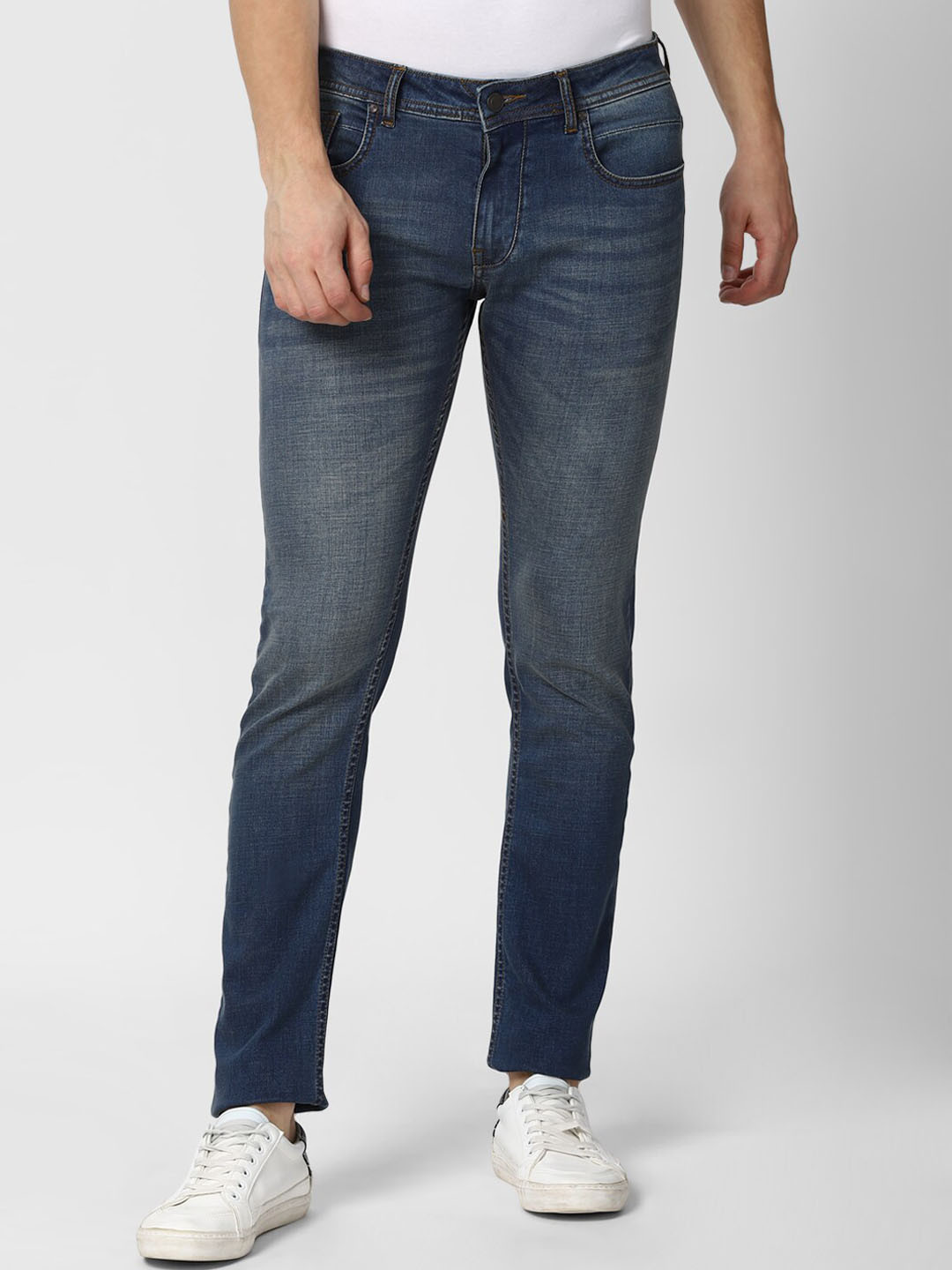 

Peter England Casuals Men Blue Slim Fit Light Fade Jeans