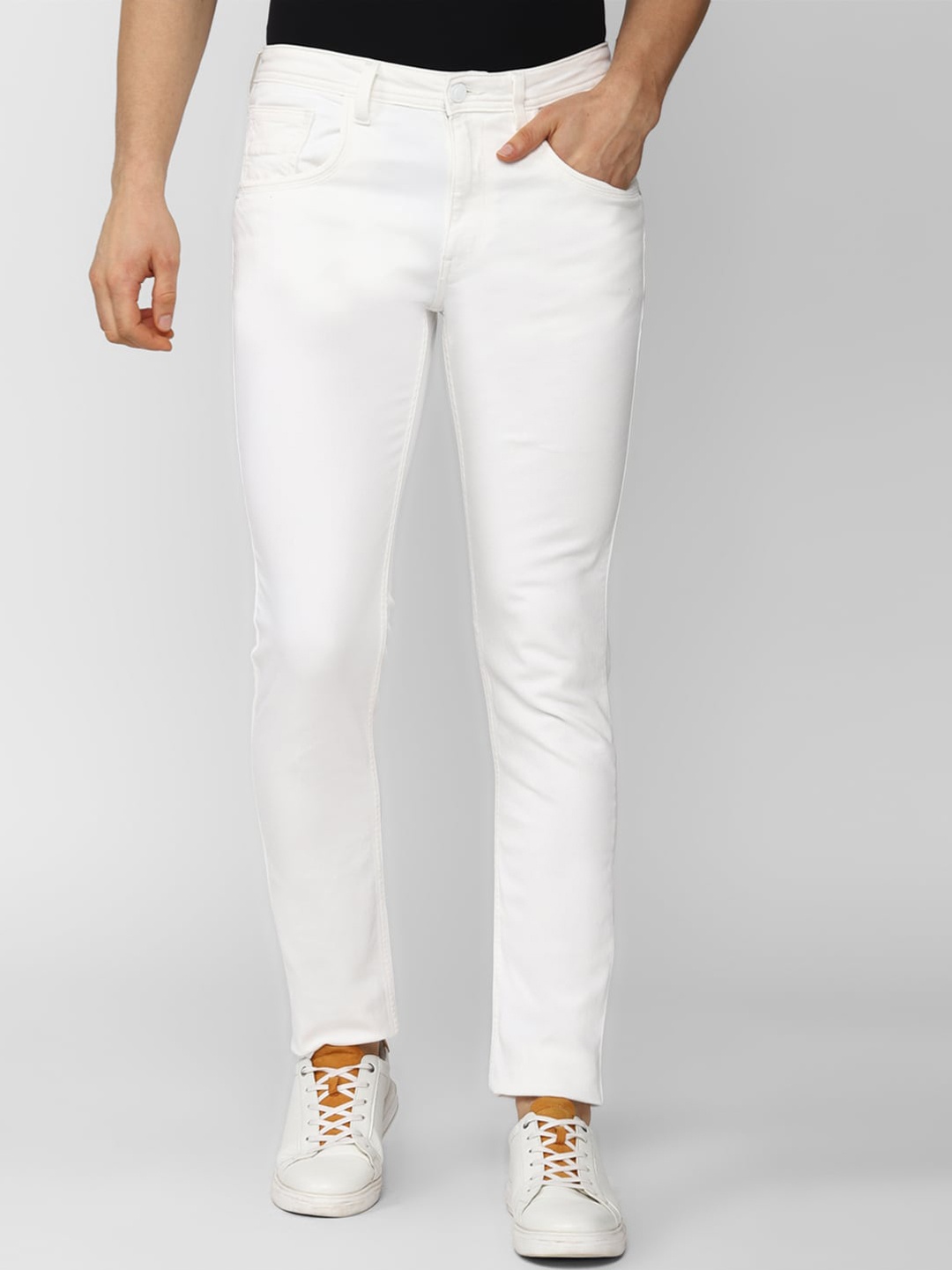 

VAN HEUSEN DENIM LABS Men White Skinny Fit Jeans