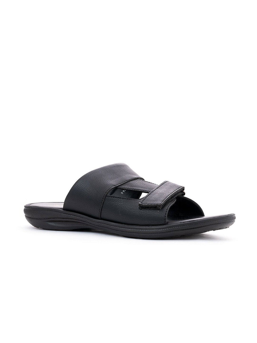 

Khadims Men Black Comfort Sandals