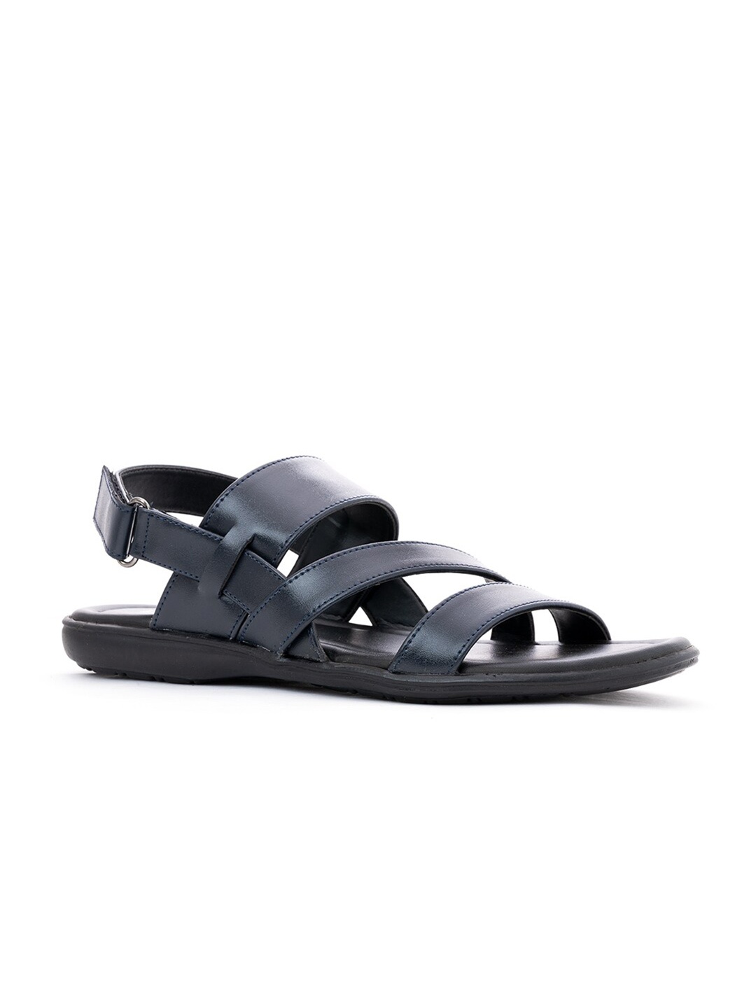 

Khadims Men Navy Blue Comfort Sandals