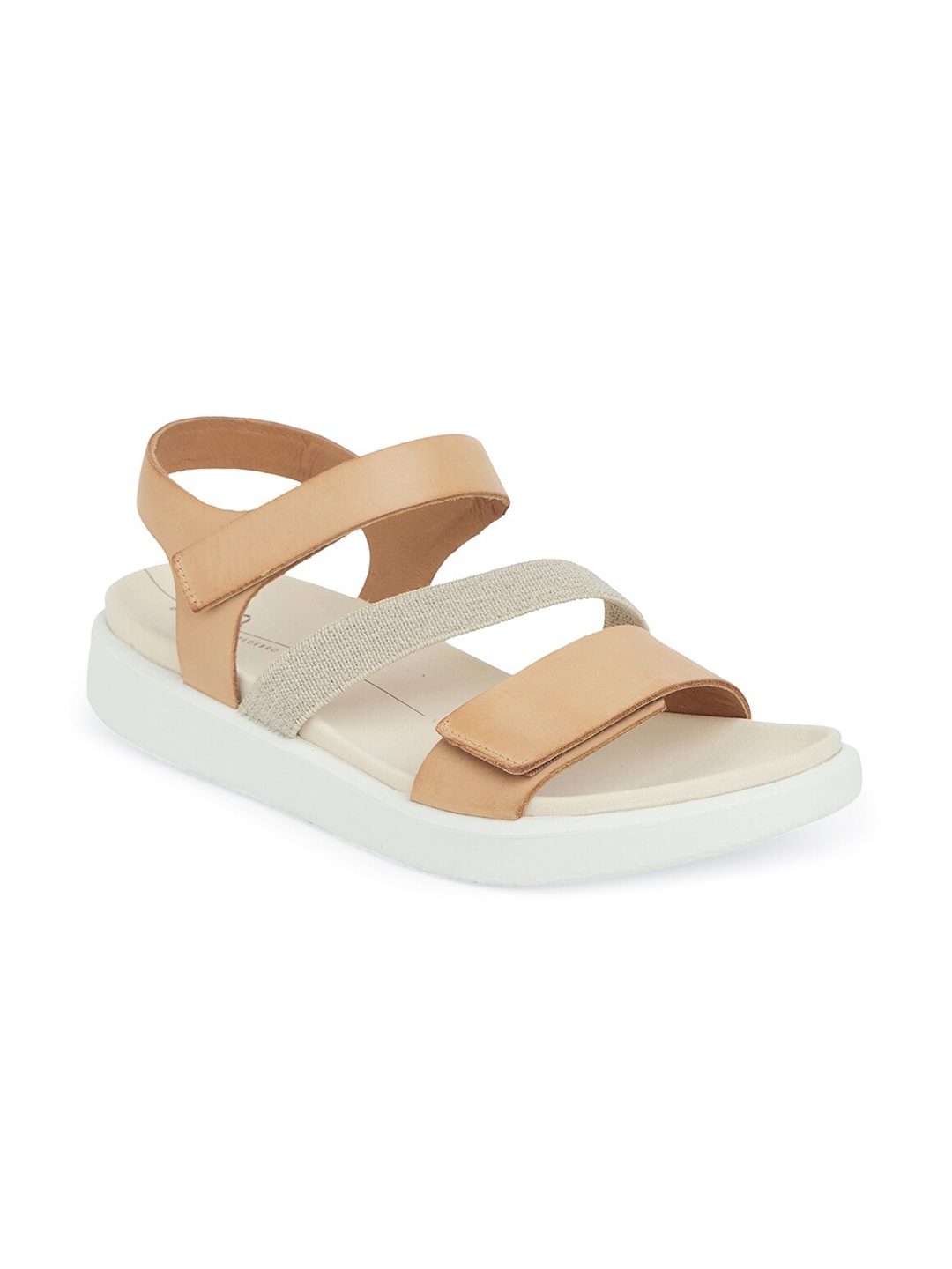 

ECCO Women Brown Scandinavian Spirit Open Toe Flats
