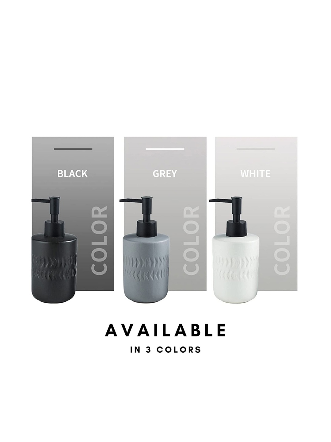 

FabSeasons Grey Solid Soap Dispenser