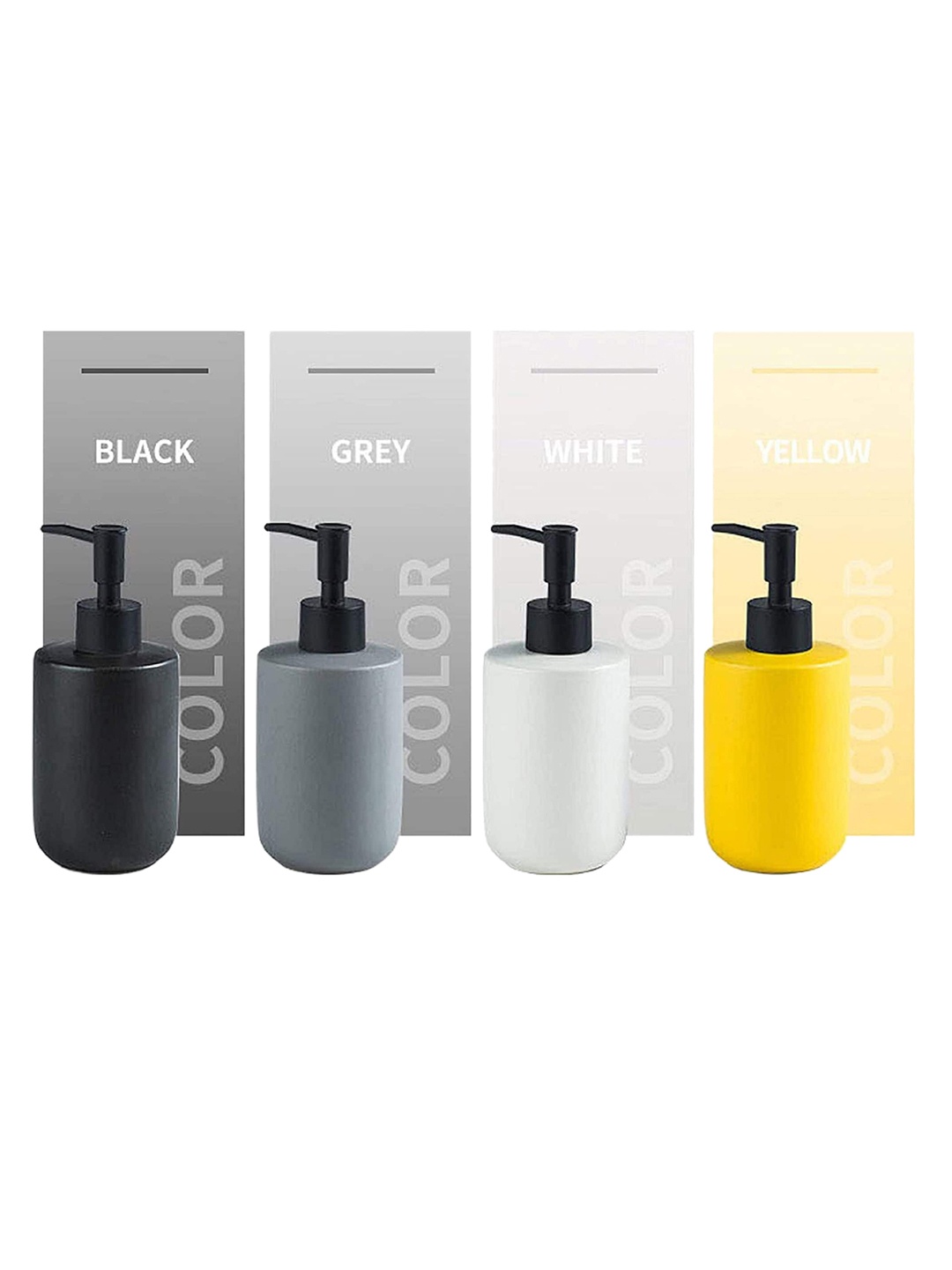 

FabSeasons Yellow Solid Ceramic Soap Dispenser