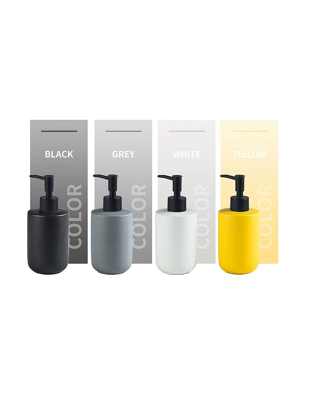 

FabSeasons Grey Solid Soap Dispenser