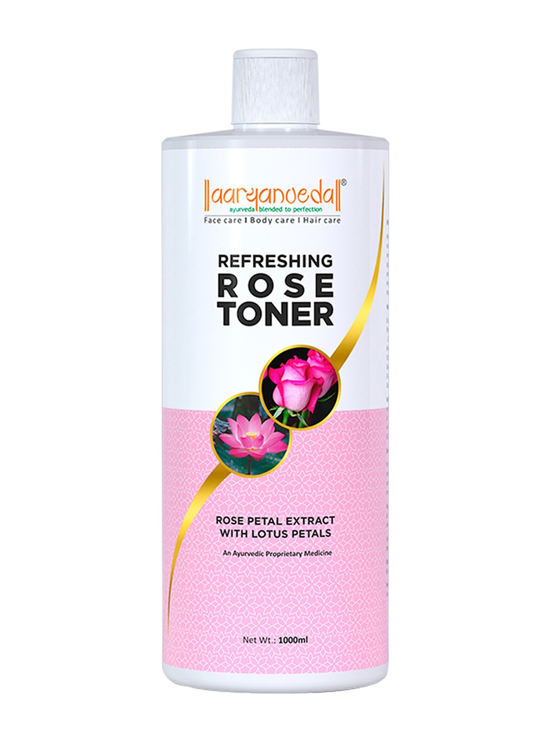 

Aryanveda Face Hydration Rose Toner For Oil Control & Cleans Pores - 1000 ml, Multi