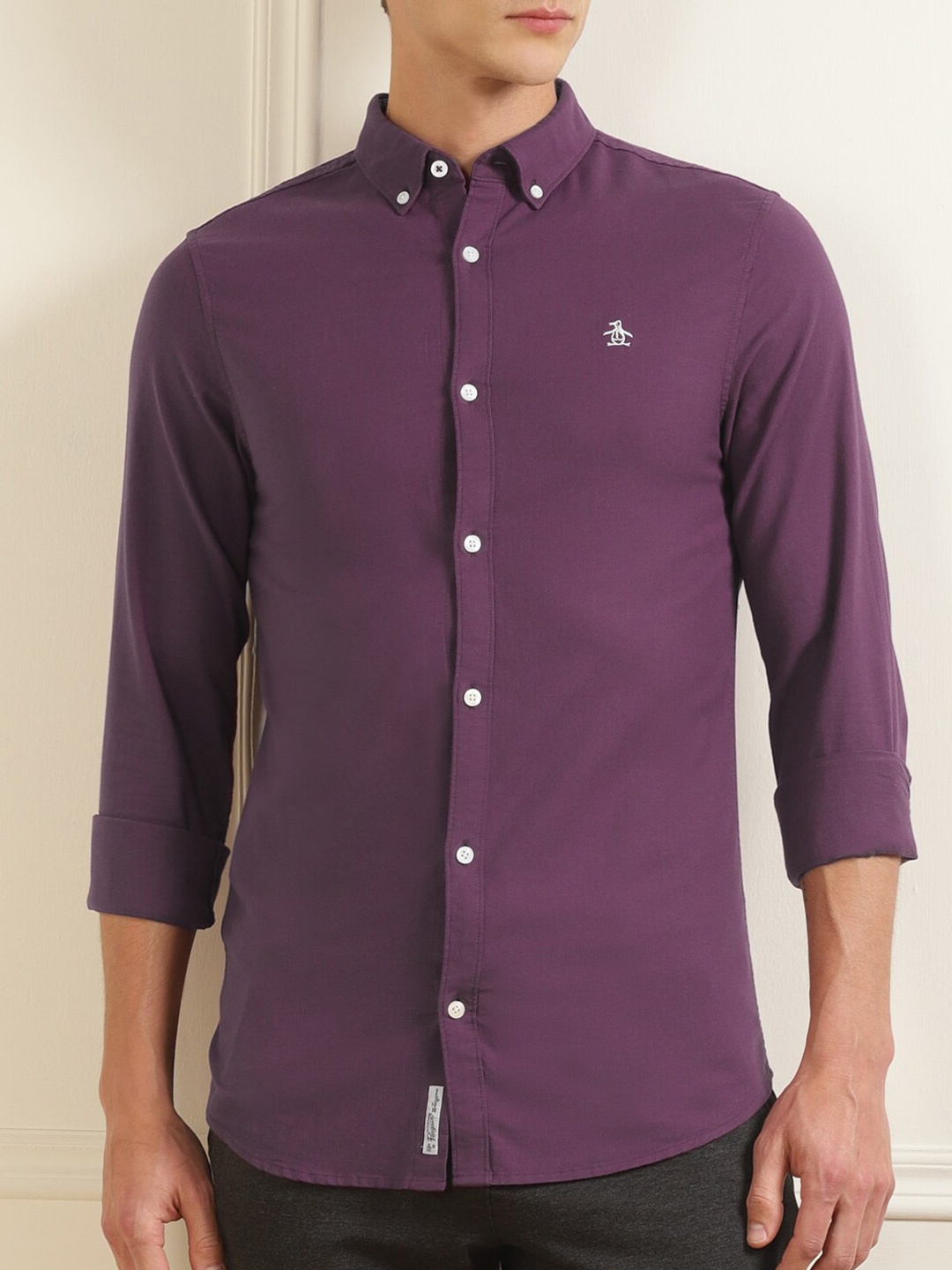 

Original Penguin Men Red Formal Shirt