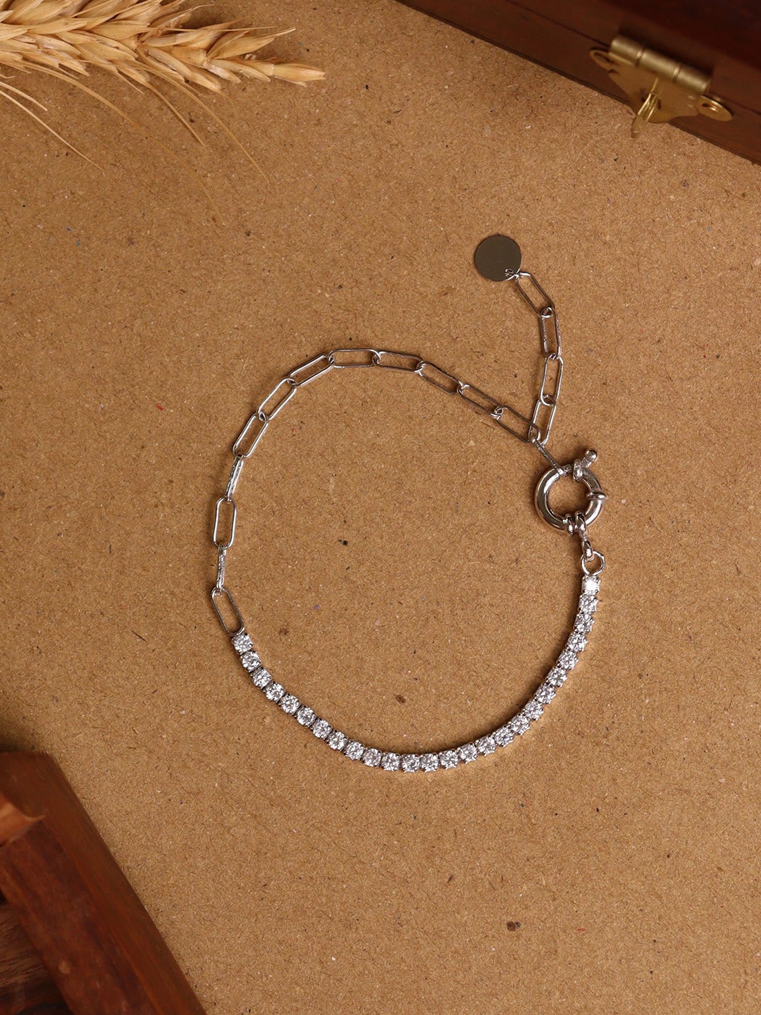 

SILBERRY Women Silver Bracelet