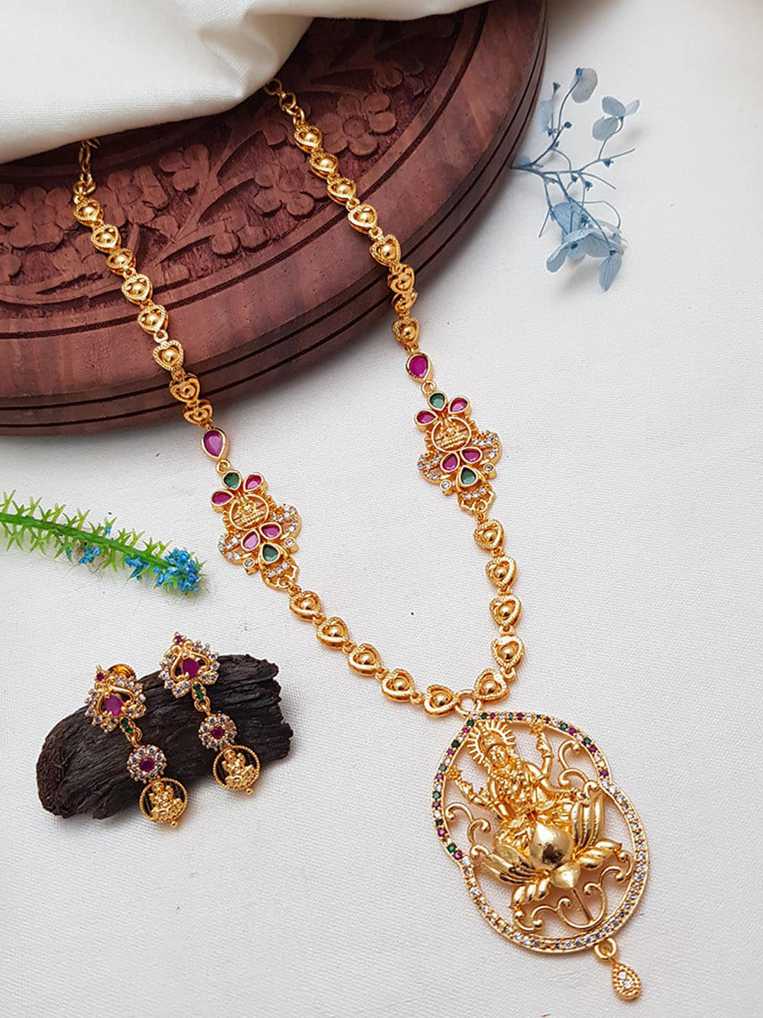 

GRIIHAM Gold-Plated Jewellery Set, Multi