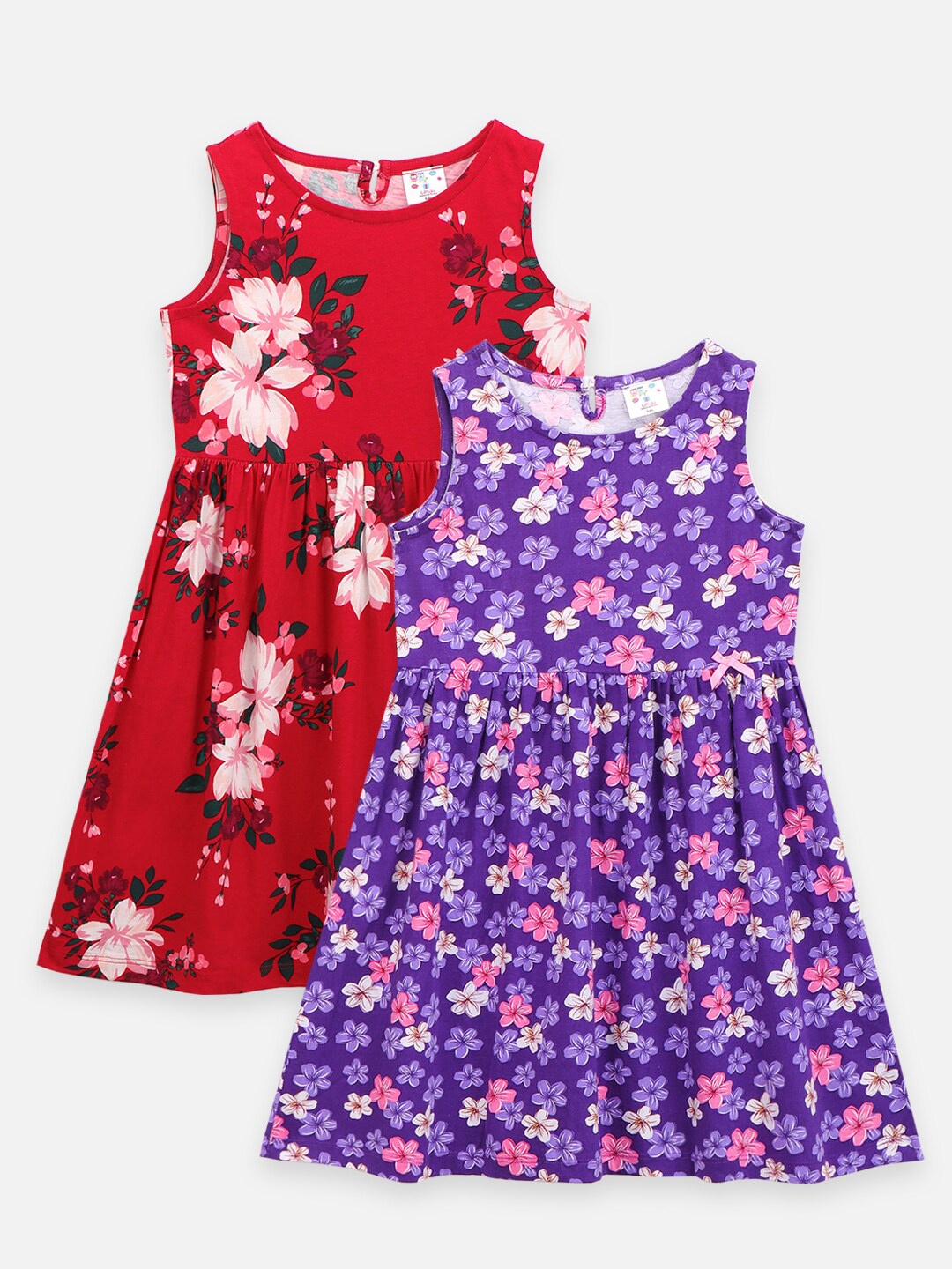 

LilPicks Red Floral Dress