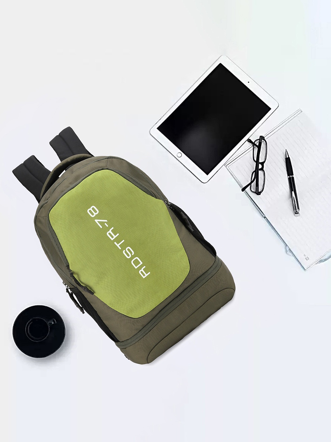 

Roadster Unisex Green Backpacks