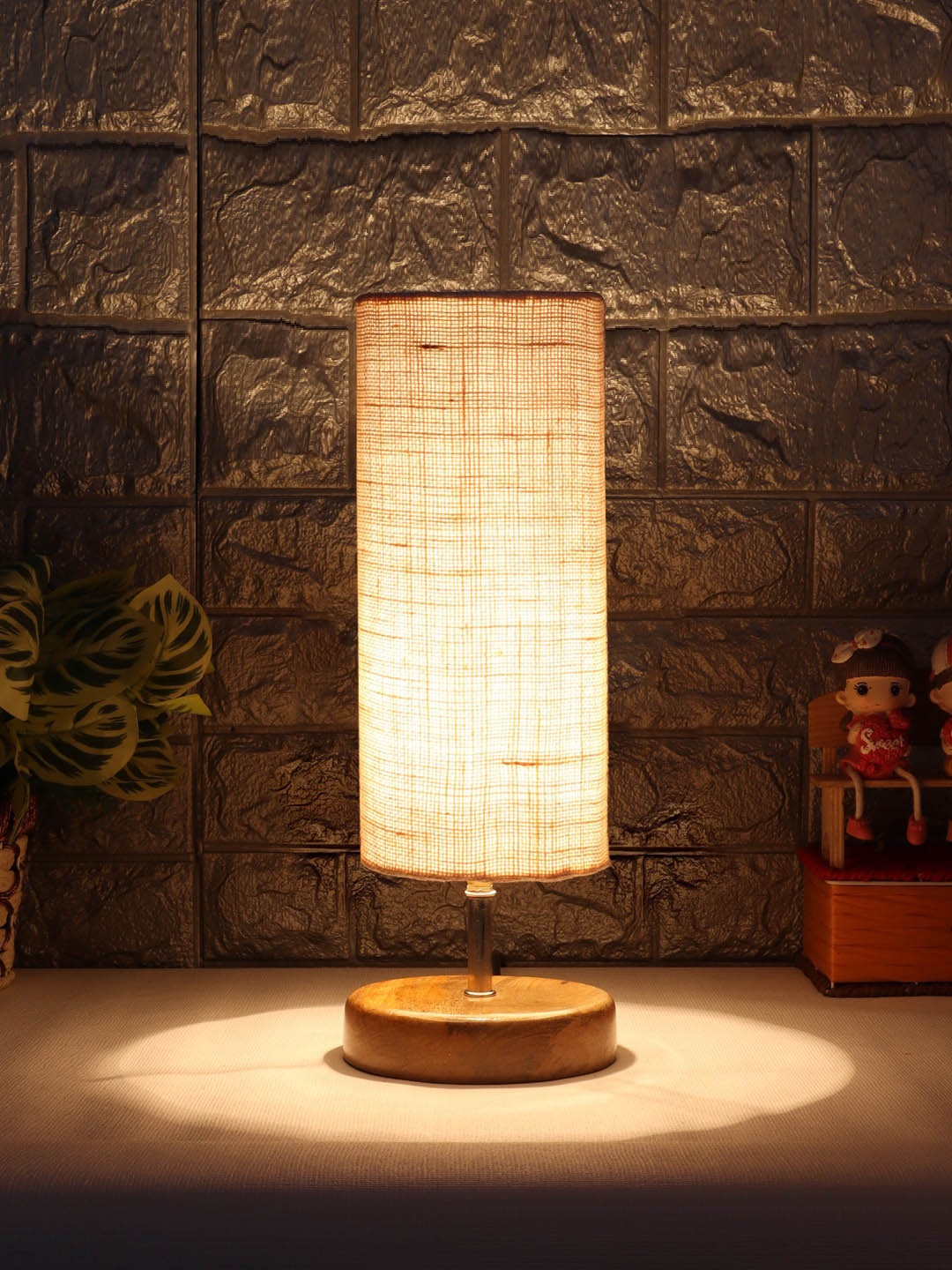 

Devansh White Textured Table Lamps