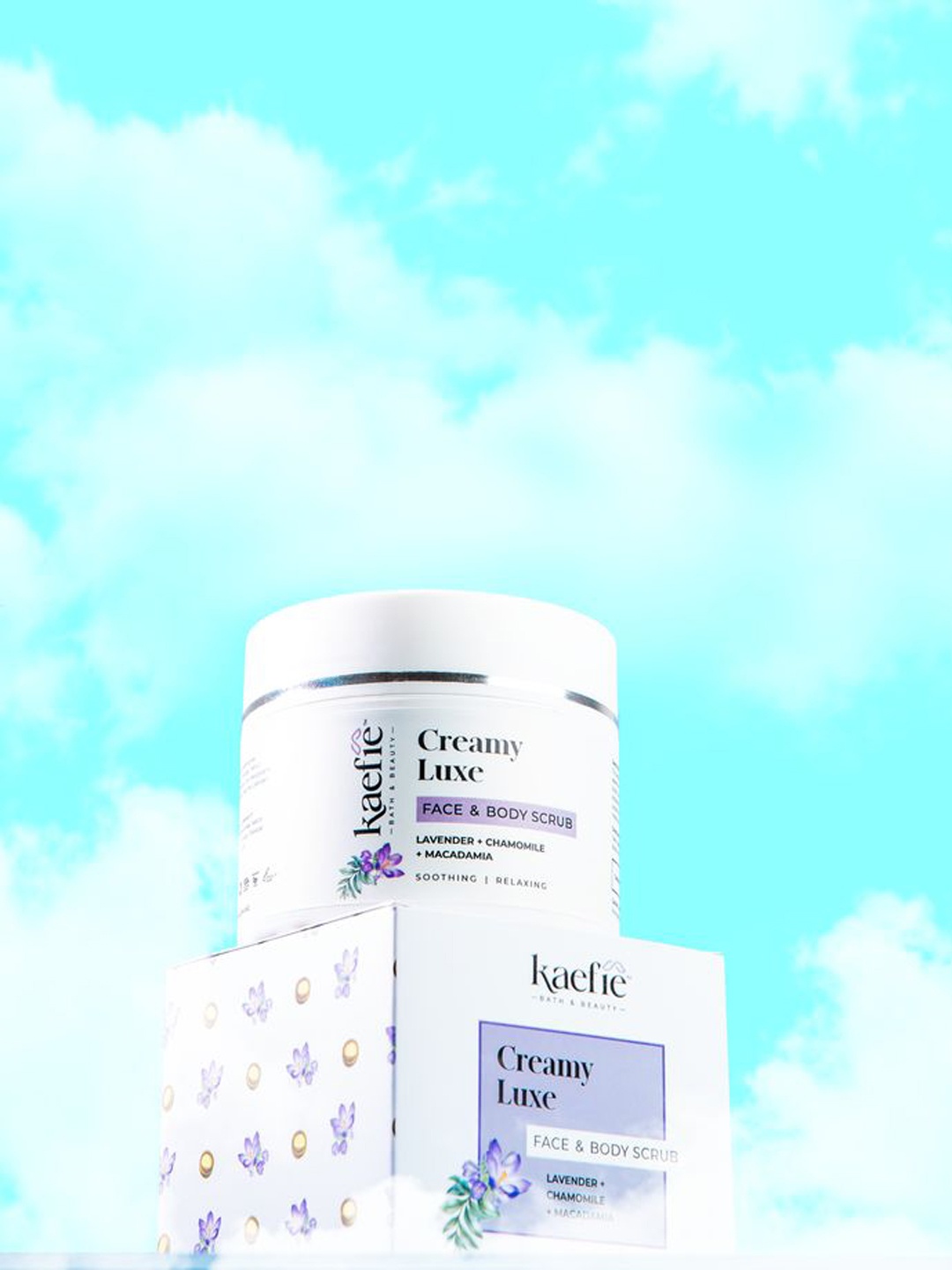 

KAEFIE BEAUTY Creamy luxe Face & Body Scrub, Lavender