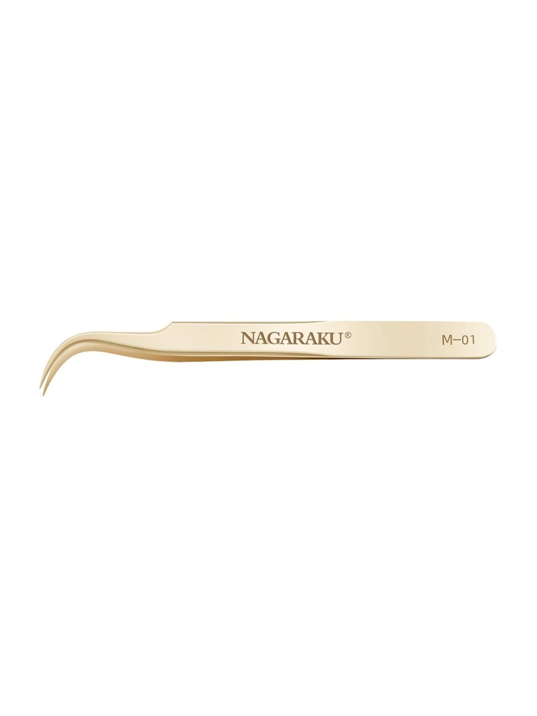 

NAGARAKU Gold-Toned Eyelash Extension Stainless Steel Accurate Tweezer - M01