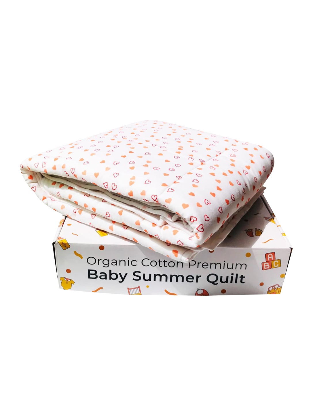 

Moms Home Unisex Kids Multi Blankets Quilts and Dohars, White