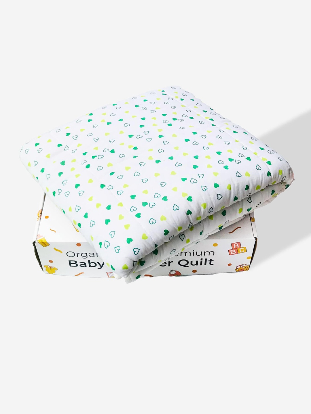 

Moms Home Unisex Kids Multi Blankets Quilts and Dohars, White