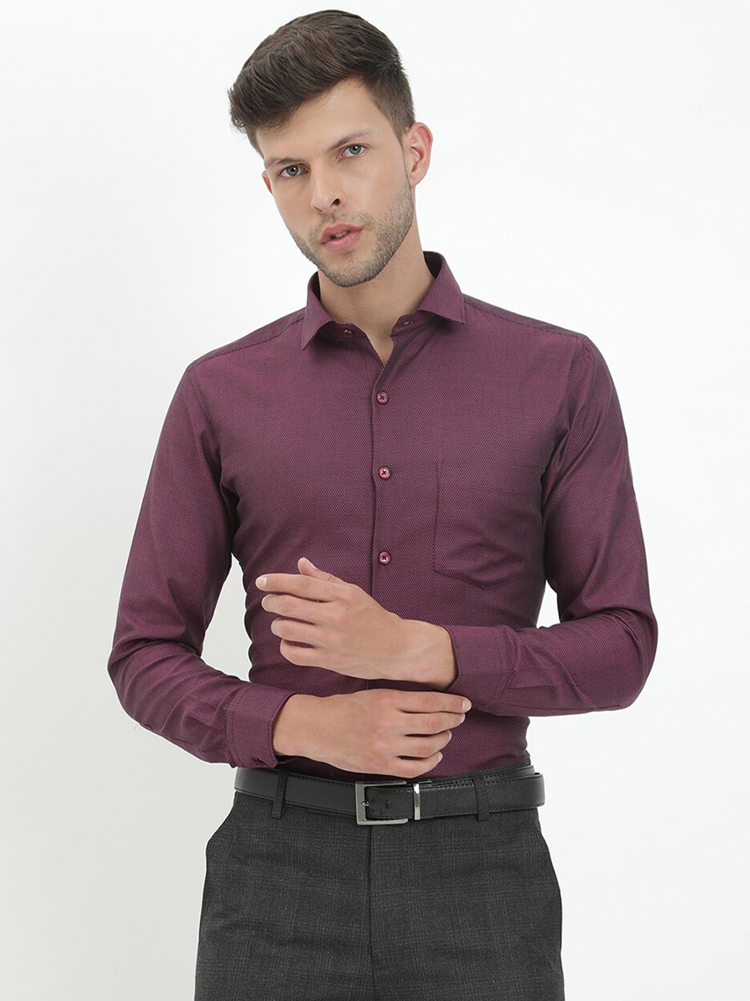 

V2 Value & Variety Men Purple Formal Shirt