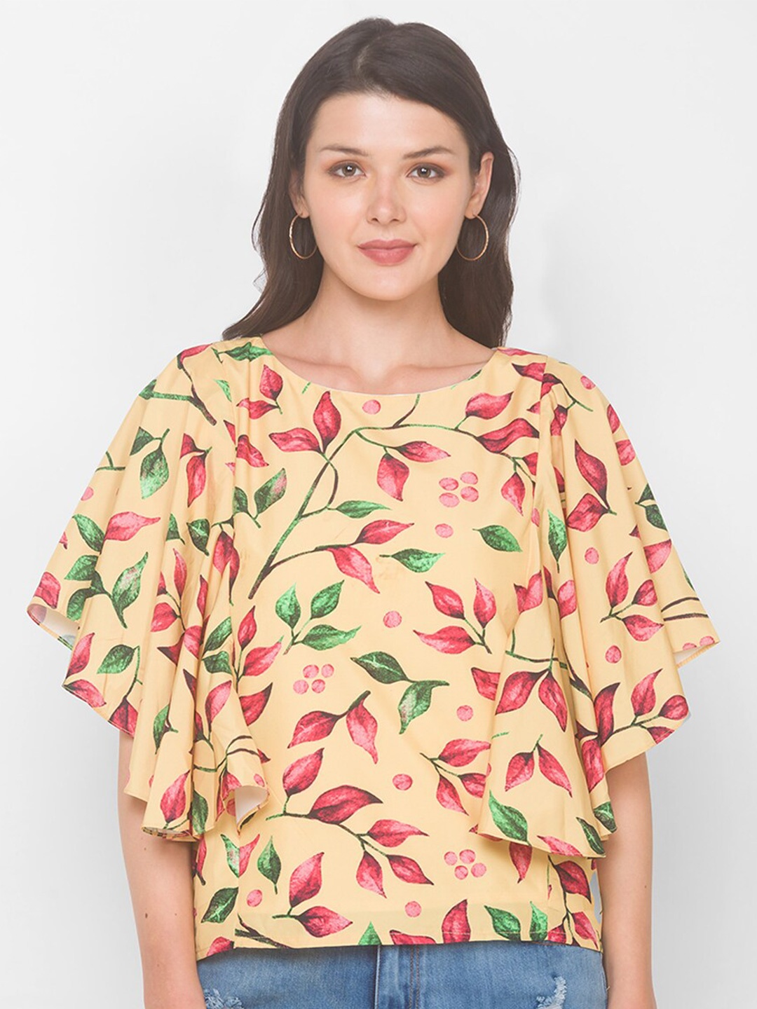 

La Aimee Multi-Coloured Floral Top