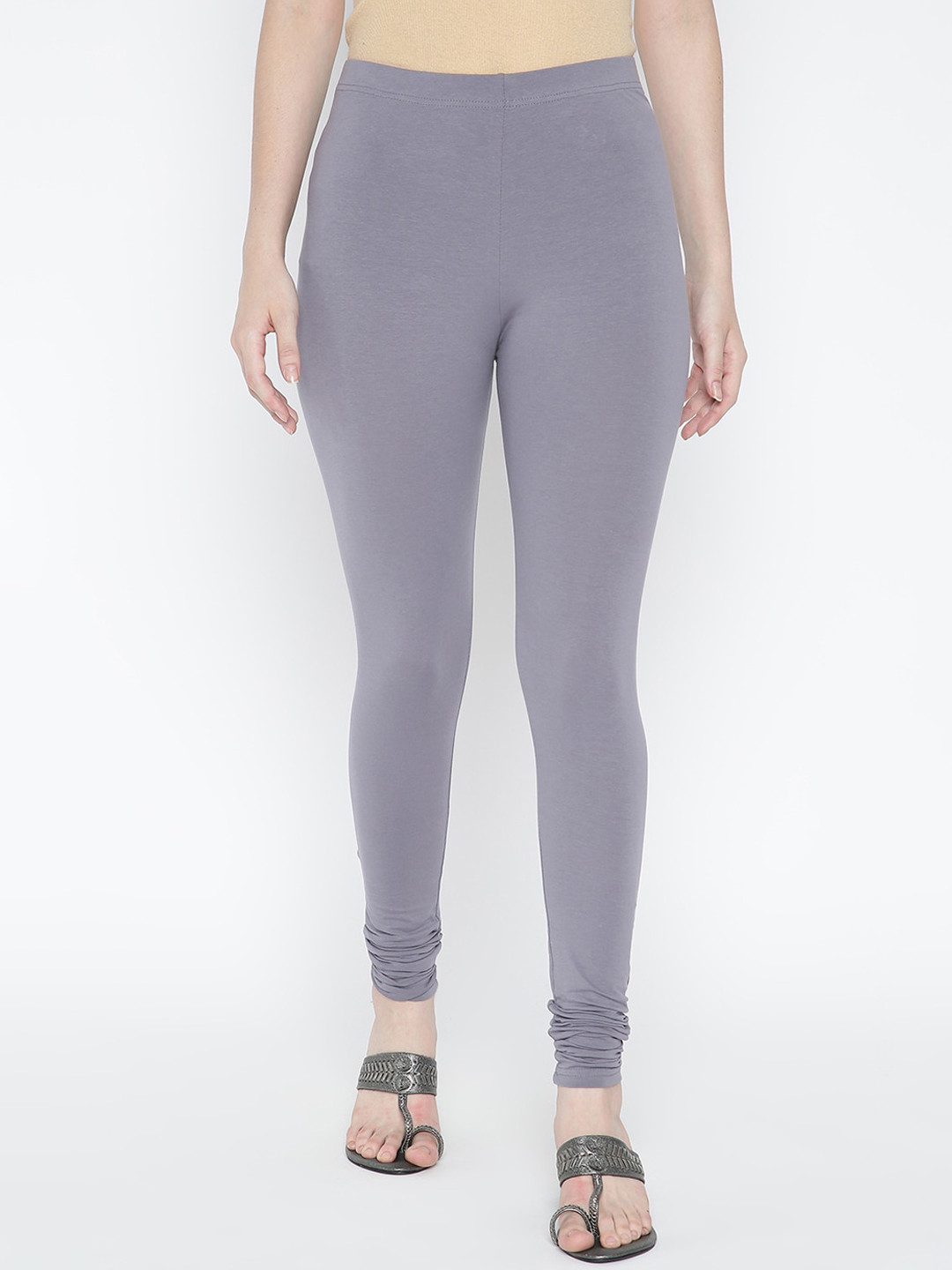 

V2 Value & Variety Women Grey Churidar Cotton Leggings