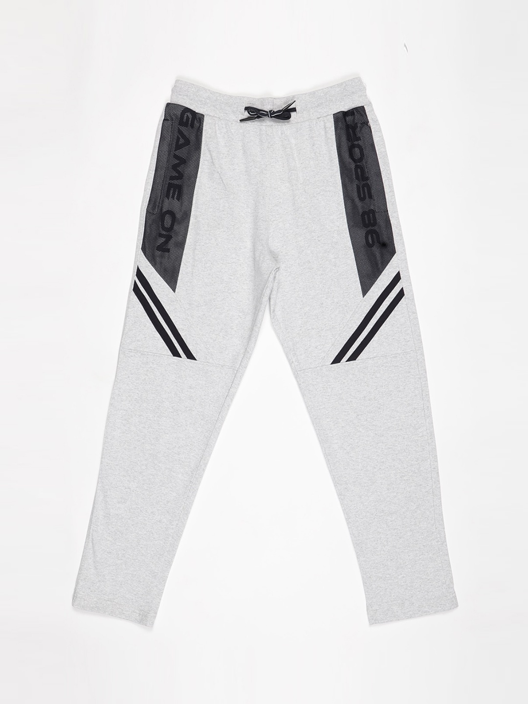 

V2 Value & Variety Boys Grey & Black Printed Cotton Lounge Pants