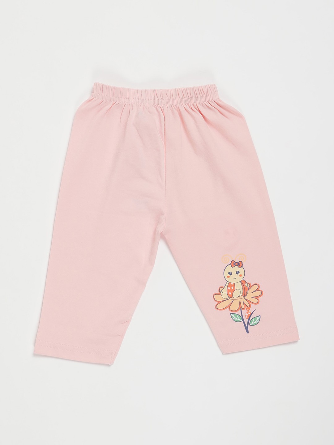 

V2 Value & Variety Girls Pink Printed Cotton Lounge Pants