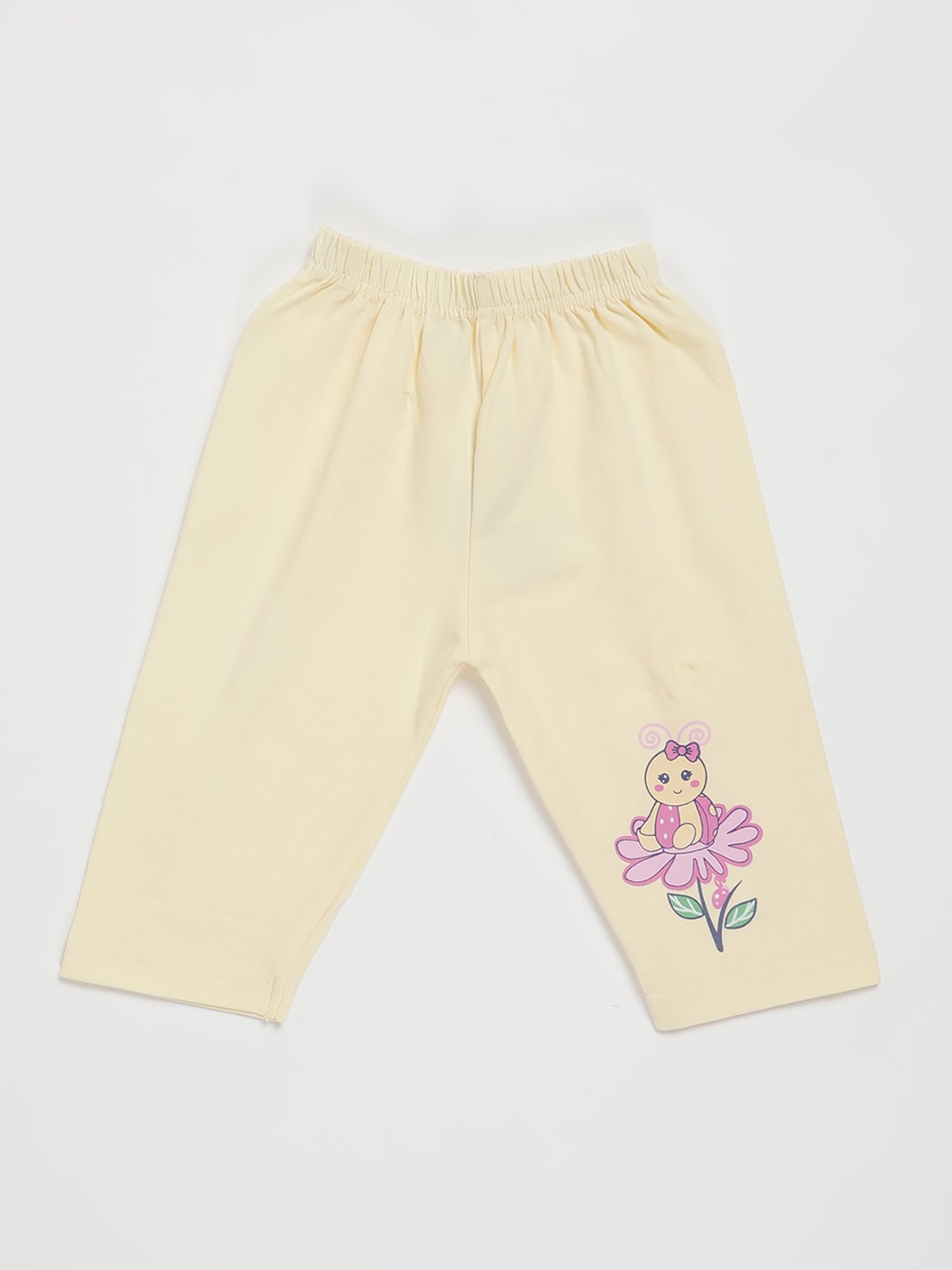 

V2 Value & Variety Girls Beige Printed Cotton Lounge Pants