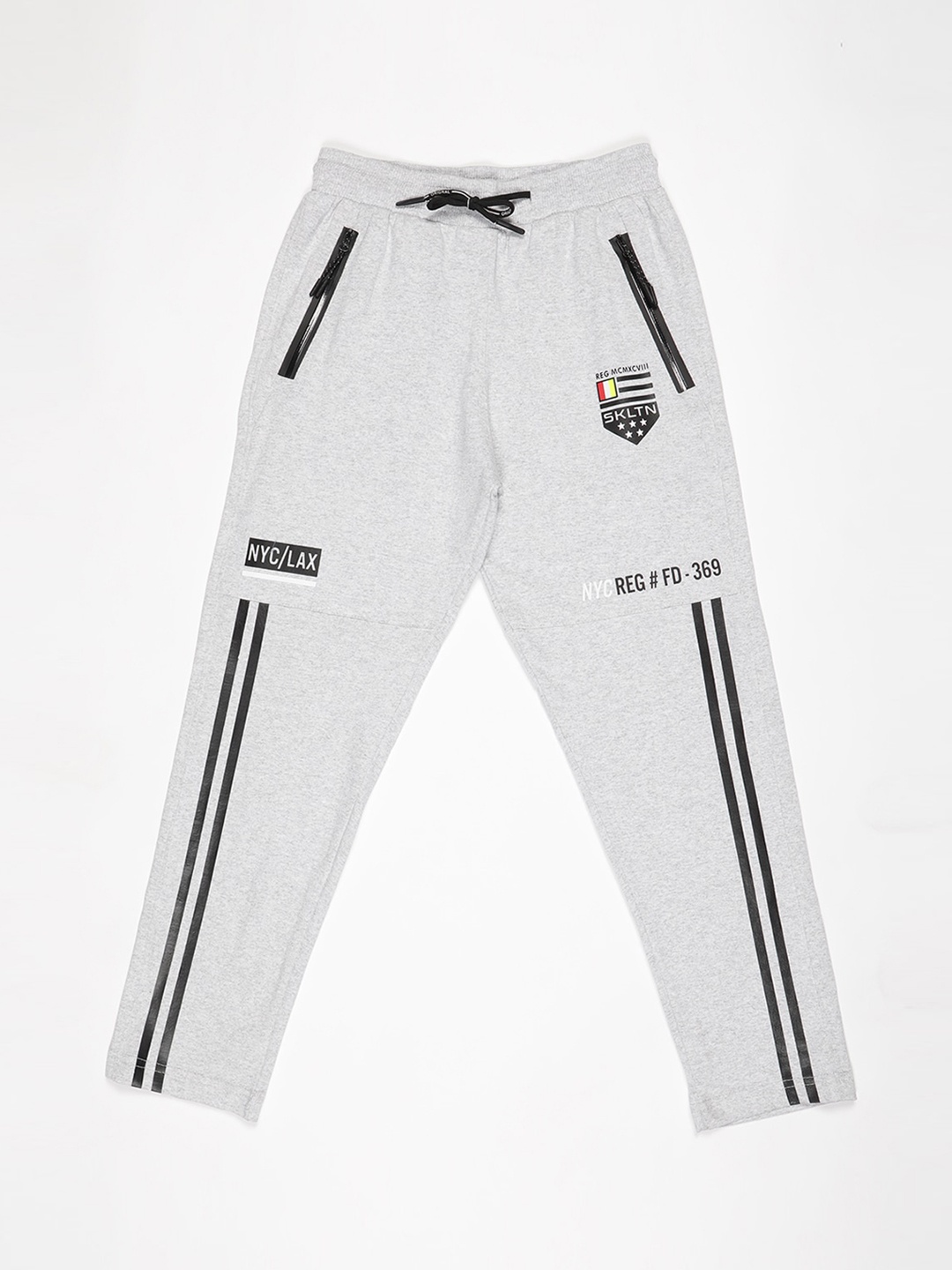 

V2 Value & Variety Teen Boys Grey Striped Lounge Pant
