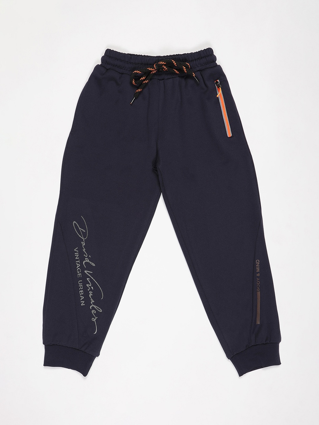 

V2 Value & Variety Boys Navy Blue Solid Joggers