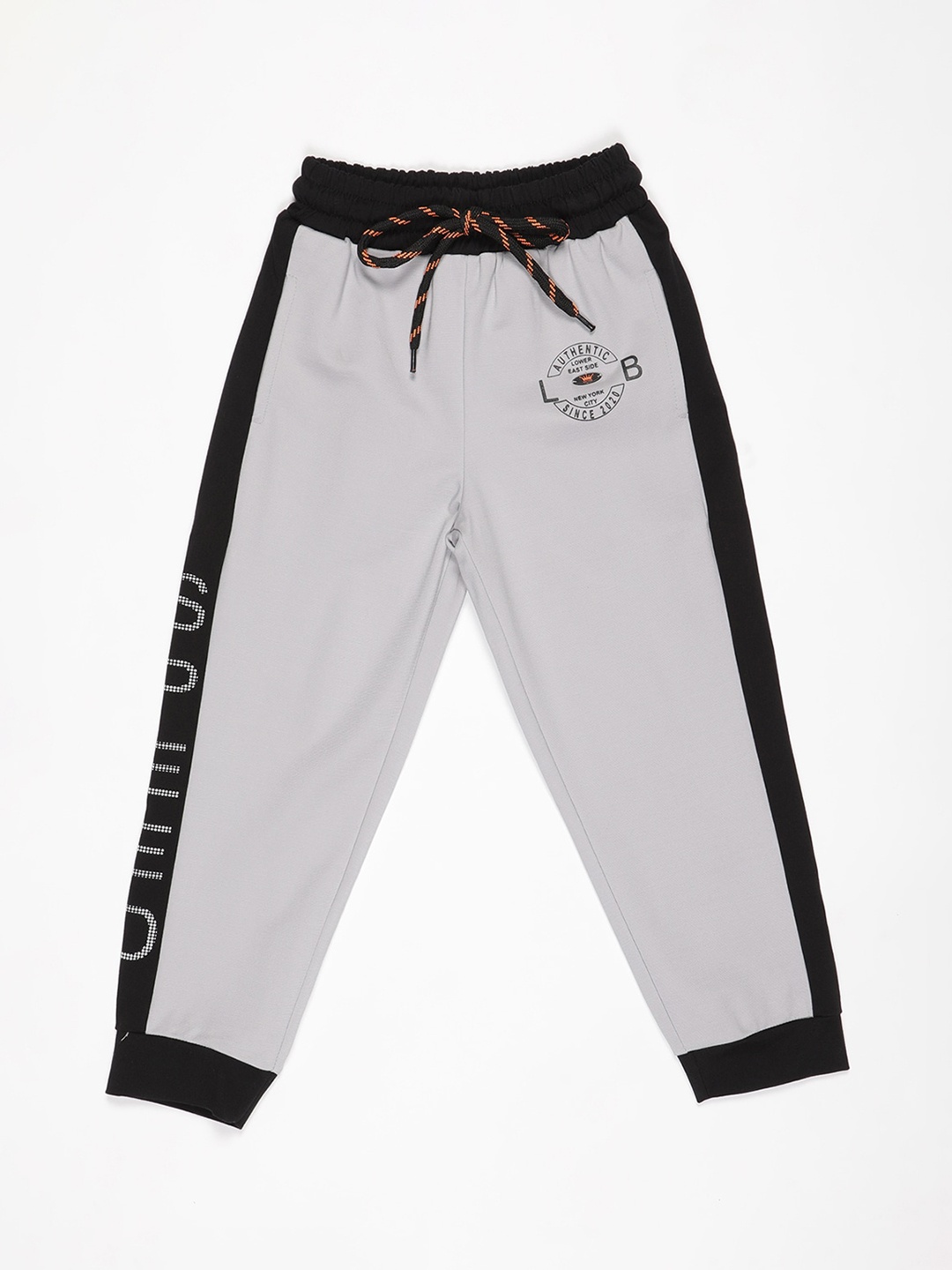 

V2 Value & Variety Boys Black & Grey Printed Lounge Pants