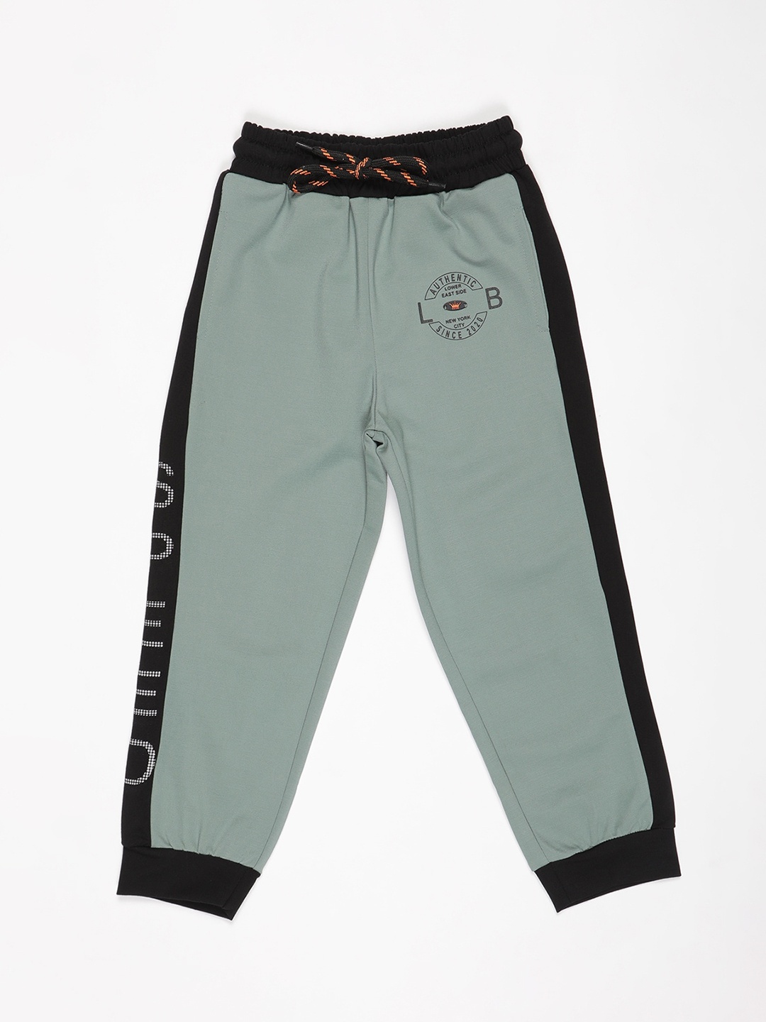 

V2 Value & Variety Boys Green Printed Lounge Joggers