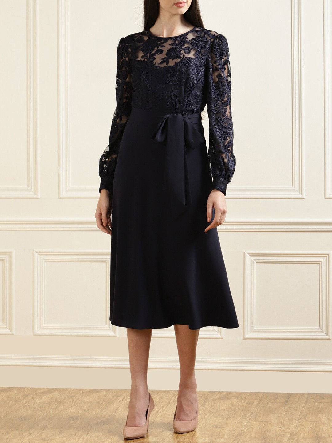 

Phase Eight Navy Blue Maxi Dress