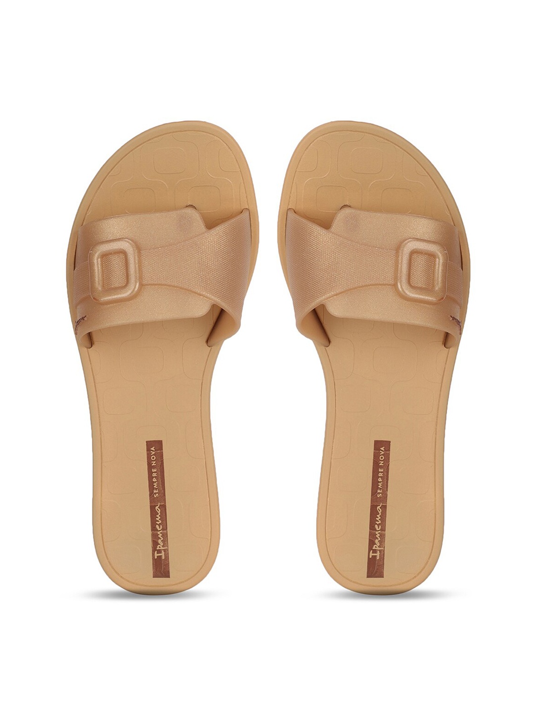 

iPanema Women Peach-Coloured Printed Slip-On