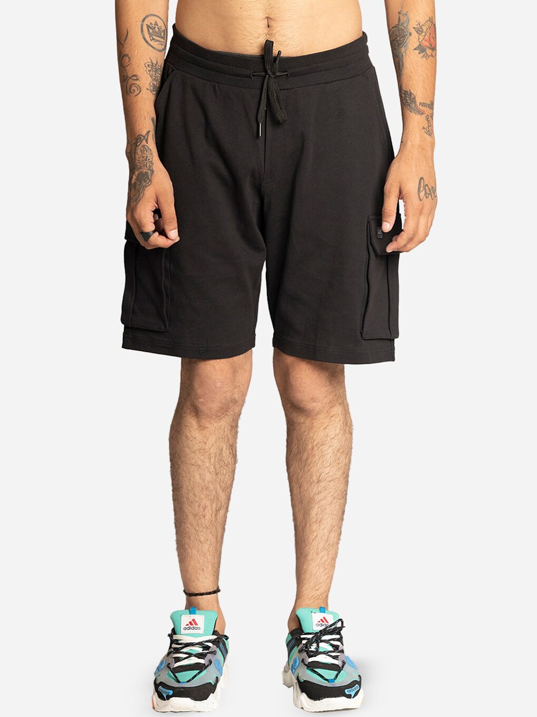 

EDRIO Men Black Shorts