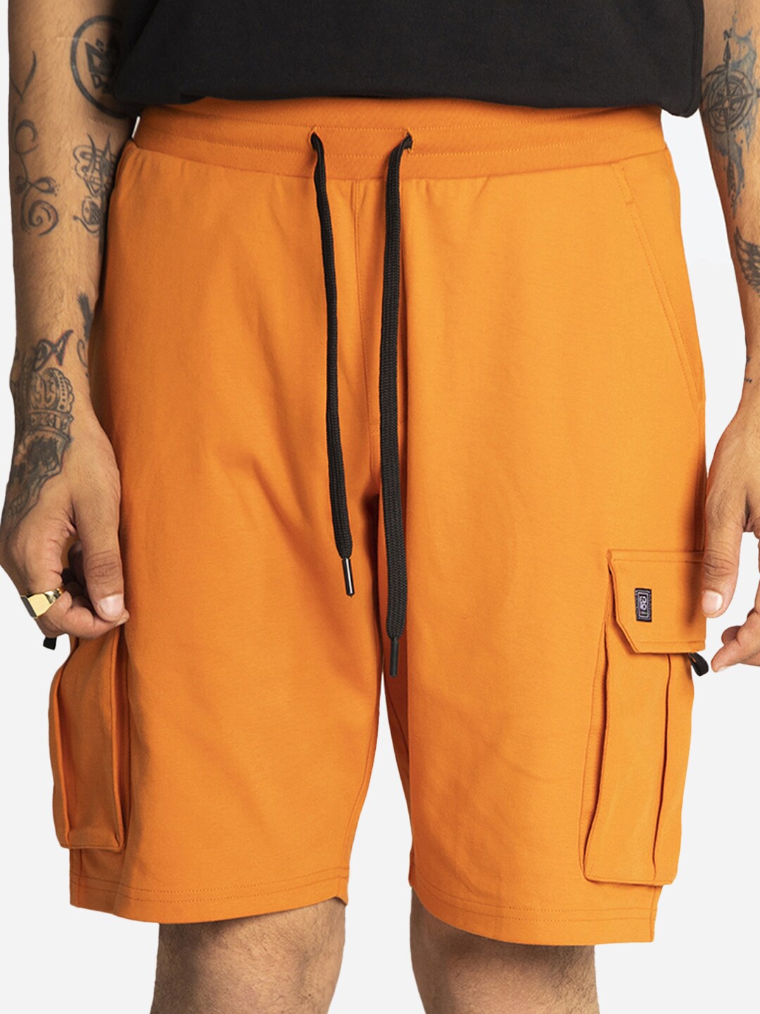 

EDRIO Men Orange Shorts