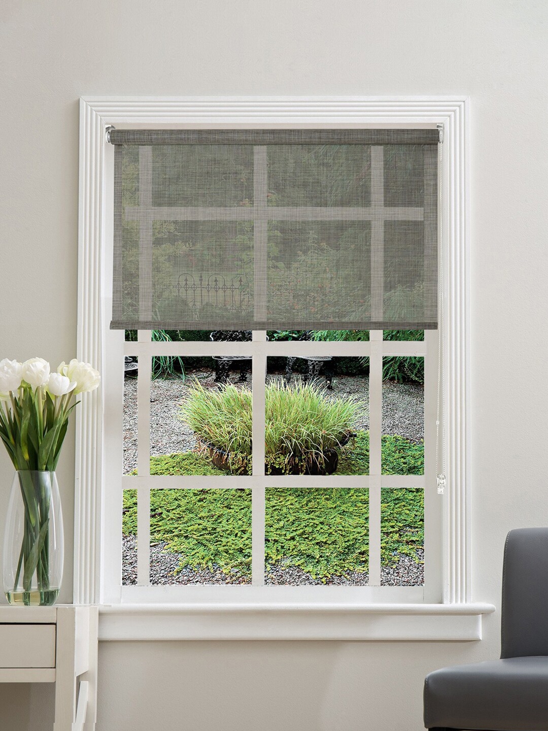 

Deco Window Grey Room Darkening Window Blinds