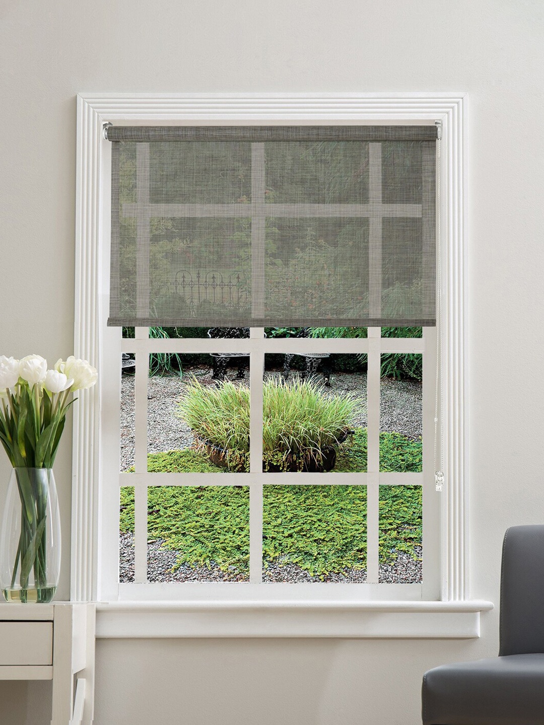 

Deco Window Grey Room Darkening Window Blinds