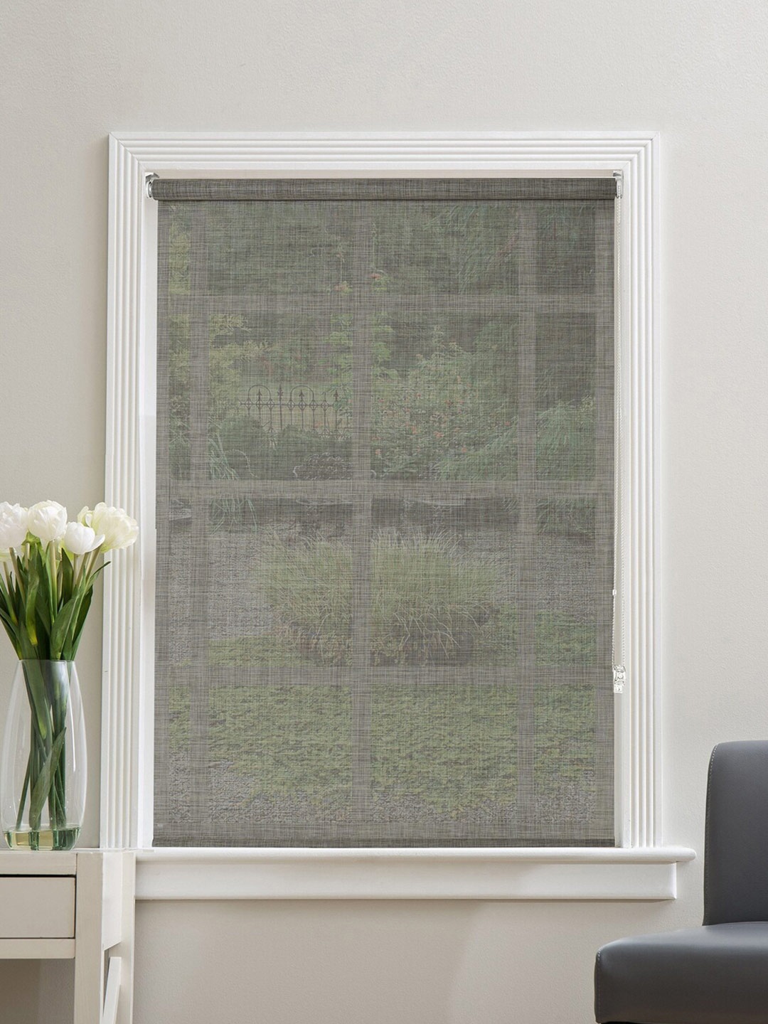 

Deco Window Grey Room Darkening Window Blinds