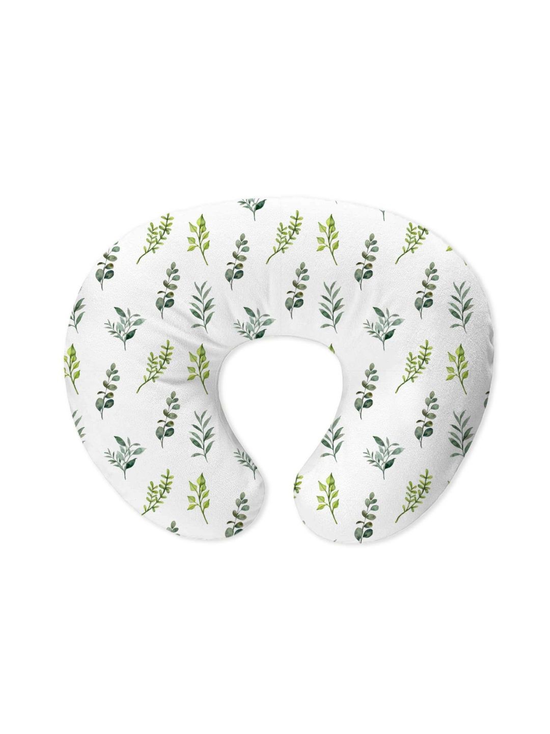 

haus & kinder Ultra Soft Cotton U Shaped Baby Feeding Pillow, White