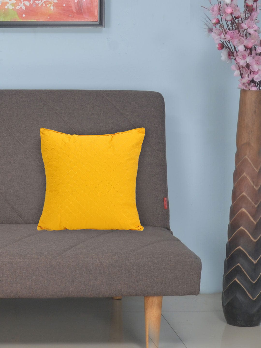 

Athome by Nilkamal Mustard Solid Cushion Filler