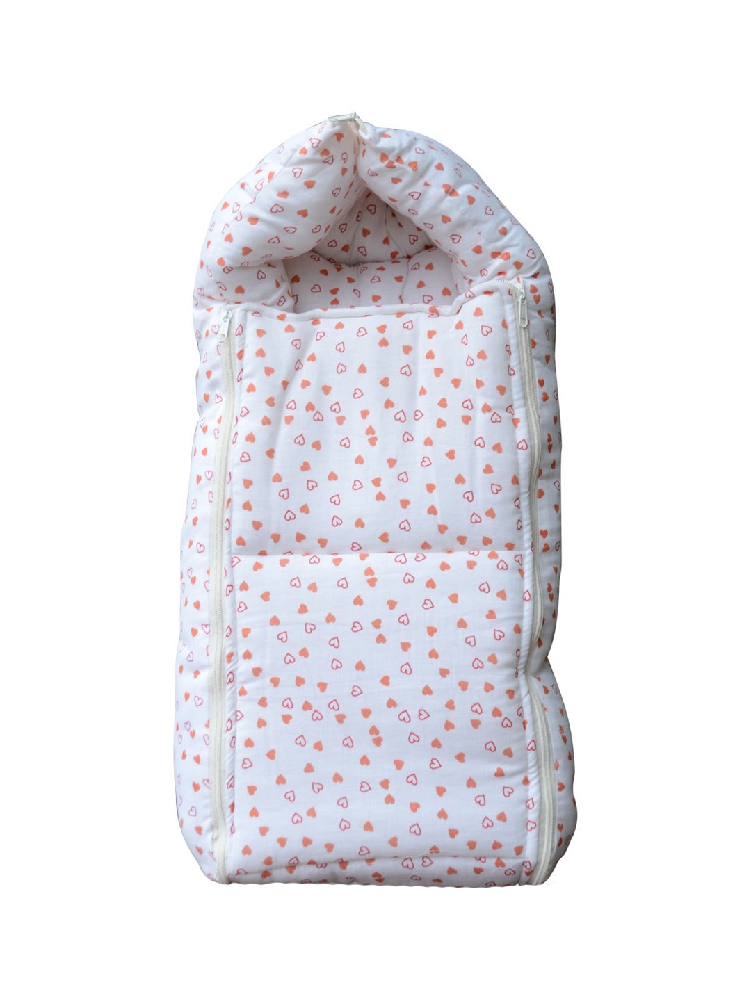 

Moms Home Infant Kids White Printed Baby Sleeping Bag, Multi