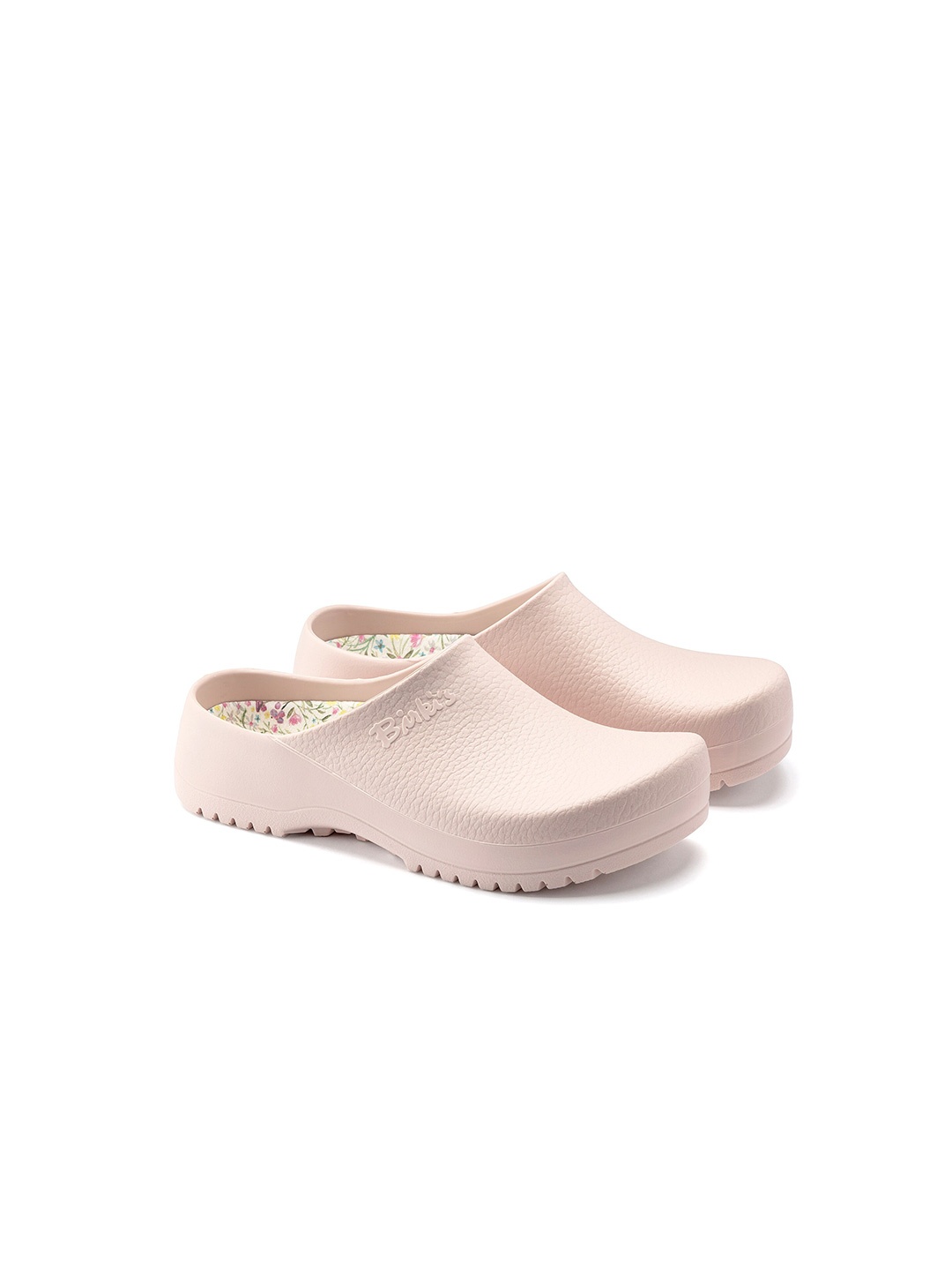 

Birkenstock Women Regular Width Pink Super-Birki Vegan Mules Flats